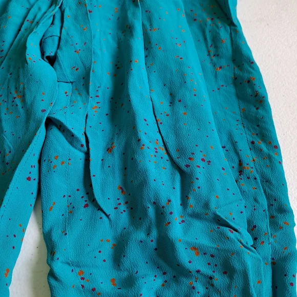 Vintage Z Warren Turquoise Jumpsuit - Picture 4 of 9